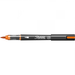 Marker pe baza de apa, varf tip pensula, portocaliu, Creative Acrylic Paint Water Based Shapie 2218112