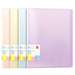 Dosar de prezentare A4 cu 30 file incluse, diferite culori pastel, coperta rigida Deli DLEB033