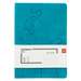 Caiet A5, 96file, dictando, coperta imitatie piele turcoaz, Deli DLEN126LGR