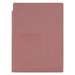 Caiet A5, 112file, dictando, coperta imitatie piele roz, Deli DLEN141LP