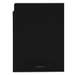 Caiet A5, 112file, dictando, coperta imitatie piele neagra, Deli DLEN141LB