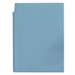 Caiet A5, 112file, dictando, coperta imitatie piele albastra, Deli DLEN141LBL
