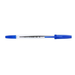 Pix cu capac, albastru, corp transparent, varf 0,7mm, Deli