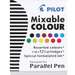 Patroane cerneala, culori asortate, 12buc/set, Parallel Pilot