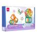 Set creativ blocuri magnetice, 35 piese, Deli