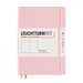 Caiet A5, 125file, velin, coperta carton rigid, roz pastel, LEUCHTTURM LT361577