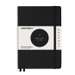 Caiet A5, 125file, punctat, coperta carton rigid, negru, Bauhaus LEUCHTTURM LT359617