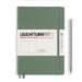 Caiet A5, 125file, velin, coperta carton rigid, olive, LEUCHTTURM LT365488