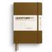 Caiet A5, 125file, punctat, coperta carton rigid, maro scortisoara, LEUCHTTURM LT372197