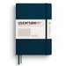 Caiet A5, 125file, matematica, coperta carton rigid, albastru marin, LEUCHTTURM LT372191