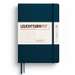 Caiet A5, 125file, punctat, coperta carton rigid, albastru marin, LEUCHTTURM LT372189