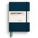 Caiet A5, 125file, velin, coperta carton rigid, albastru marin, LEUCHTTURM LT372188