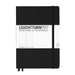 Caiet A5, 125file, velin, coperta carton rigid, negru, LEUCHTTURM LT311333
