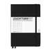 Caiet A5, 125file, dictando, coperta carton rigid, negru, LEUCHTTURM LT300612