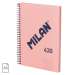Caiet cu spira A5, 80file, roz, matematica, 57153E80SNCP, Milan 430