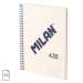 Caiet cu spira A5, 80file, bej, dictando, 57152E80SNCBG, Milan 430