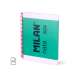 Caiet cu spira A4, 80file, matematica, verde, 57043E80GR, Nata Milan 624