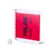 Caiet cu spira A4, 80file, dictando, roz, 57042E80P, Nata Milan 624