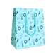 Punga cadou tip L, dimensiuni 24x10x33cm, Jungle Blue, Rotolux