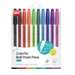 Pix semigel cu capac, 10culori/set, varf 0,7mm, Q69 Deli