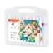 Permanent marker cu vopsea acrilica, 24 culori/set, Color Emotion Deli