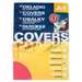 Coperti din carton imitatie piele, A4, rosu, pentru indosariere, 100 coli/top, Office Products