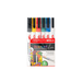 Marker slim cu vopsea acrilica, 6 culori/set, varf 1,2 mm, Daco - MK505/6