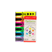 Textmarker 6 culori/set (albastru, galben, mov, portocaliu, roz,verde), Daco MK406/6