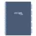 Caiet cu spira A4, 100file, matematica, 5 separatoare, Project Book Pastel, Strigo Pads, PADS033
