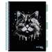 Caiet cu spira A4, 100file, matematica, 5 separatoare, Project Book Pisica, Strigo Pads, PADS019