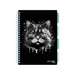 Caiet cu spira B5, 100file, dictando, 5 separatoare, Project Book Pisica, Strigo Pads, PADS095