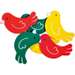 Accesorii craft - pasarele lemn, 6buc/set, Junior J137 215