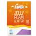 Accesorii craft - Spuma glitter A4, violet, 2mm, 10coli/set, J134 157 Junior