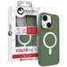 Husa de protectie pentru iPhone 15, Color Matte, compatibila MagSafe, verde, Lemontti