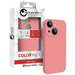 Husa de protectie pentru iPhone 15, Liquid Silicon MagCharge, crem, Lemontti