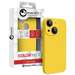 Husa de protectie pentru iPhone 15, Liquid Silicon MagCharge, galben, Lemontti