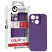 Husa de protectie pentru iPhone 15, Silicon, MagSafe, mov, Lemontti