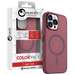 Husa de protectie pentru iPhone 15 Pro Max, Guardian, compatibila MagSafe, transparent/violet, Lemontti