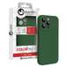 Husa de protectie pentru iPhone 15 Pro Max, verde, Liquid Silicon, Magcharge, Lemontti