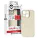 Husa de protectie pentru iPhone 15 Pro Max, crem, compatibila MagSafe, Lemontti