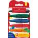 Creioane colorate cerate, 6culori/set, model degete, Faber Castell- FC120409