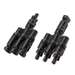 Cablu conector de incarcare solara cu 3 porturi, negru, Anker Solix MC4