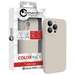 Husa de protectie pentru iPhone 15 Pro, bej, Liquid Silicon MagCharge Lemontti