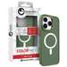 Husa de protectie pentru iPhone 15 Pro, Color Matte, compatibila MagSafe, verde, Lemontti