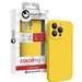 Husa de protectie pentru iPhone 15 Pro, galben, Liquid Silicon MagCharge Lemontti