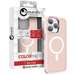 Husa de protectie pentru iPhone 15 Pro, Color Matte, compatibila MagSafe, roz, Lemontti