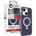Husa de protectie pentru iPhone 15 Plus, Color Matte, compatibila MagSafe, albastru, Lemontti