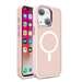 Husa de protectie pentru iPhone 15 Plus, Color Matte, compatibila MagSafe, roz, Lemontti
