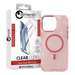 Husa de protectie pentru iPhone 16 Pro Max, MagSafe, roz, Glitter Lemontti