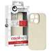 Husa de protectie pentru iPhone 15 Plus, crem, Silicon MagSafe Lemontti